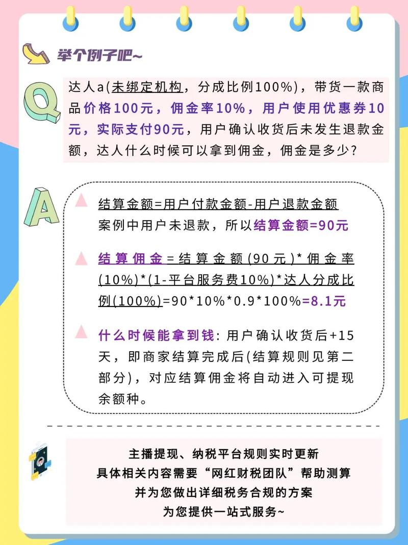 抖音带货提成怎么算？详解佣金比例、合作模式及结算流程