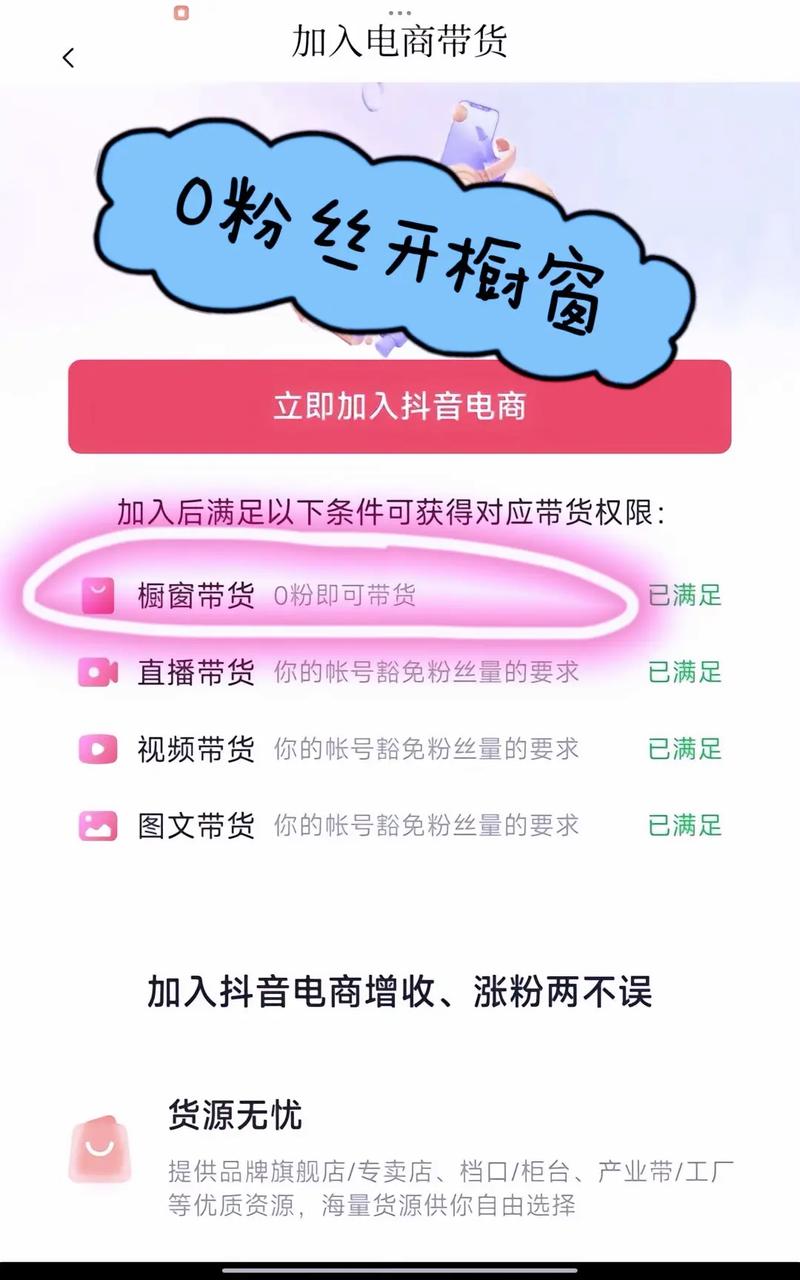 抖音橱窗开通全攻略：满足18岁、千粉、10视频即可申请，选品切记高利润（如手机壳）