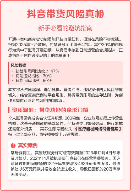 快手带货安全指南：避免被罚，从选品到售后全流程合规要点